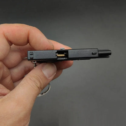 mini glock 17 brand keychain with ejecting shells