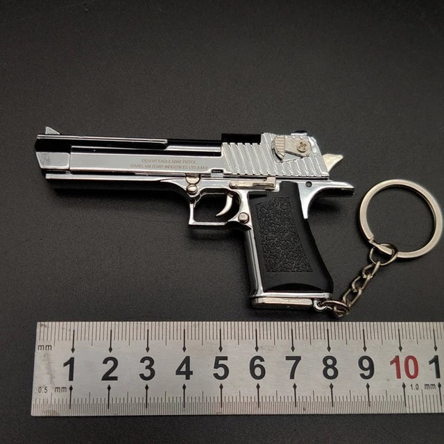 replica desert eagle metal keychain